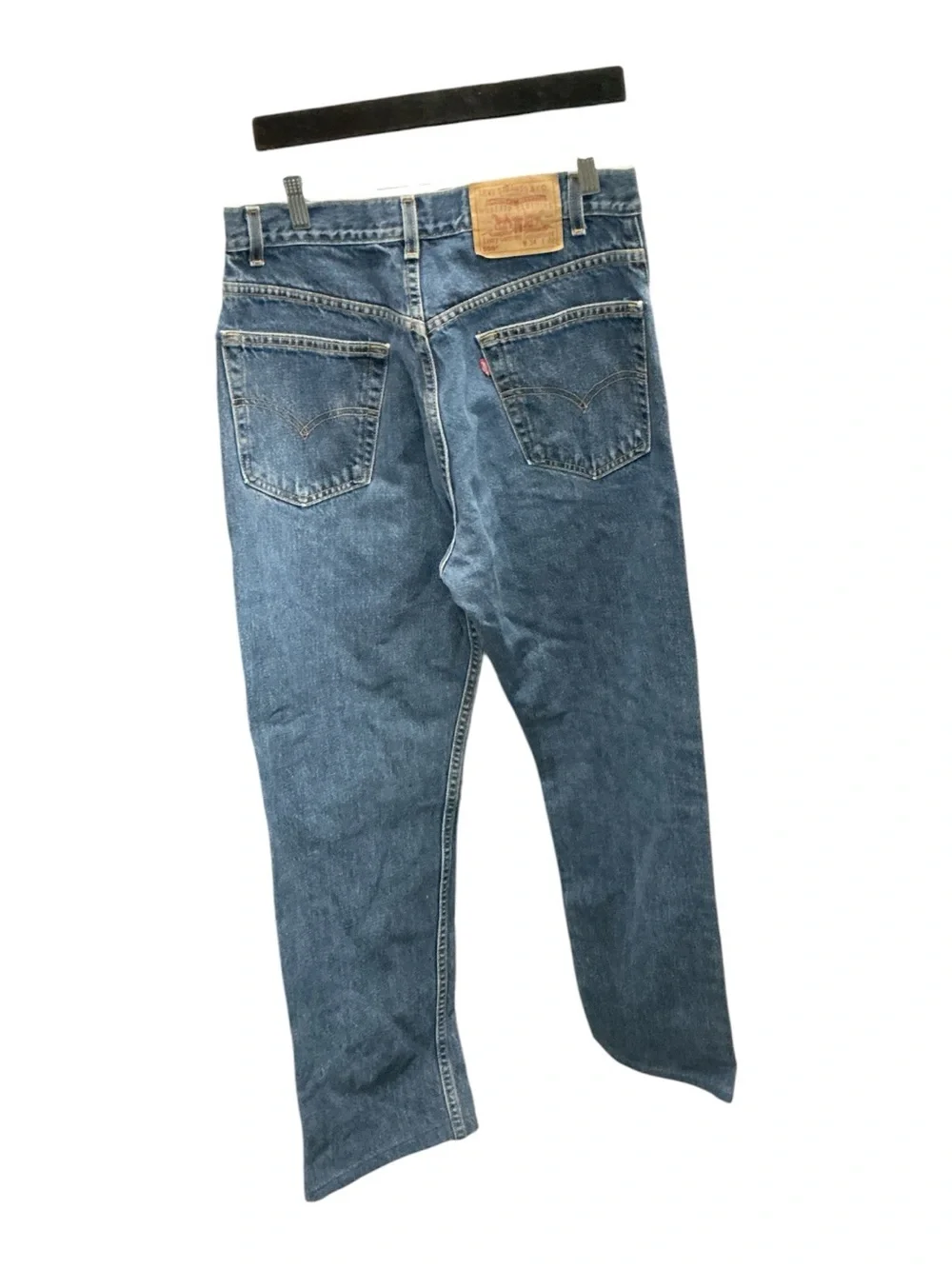 Levi's Men's 505 regular fit straight leg Blue Denim Jeans